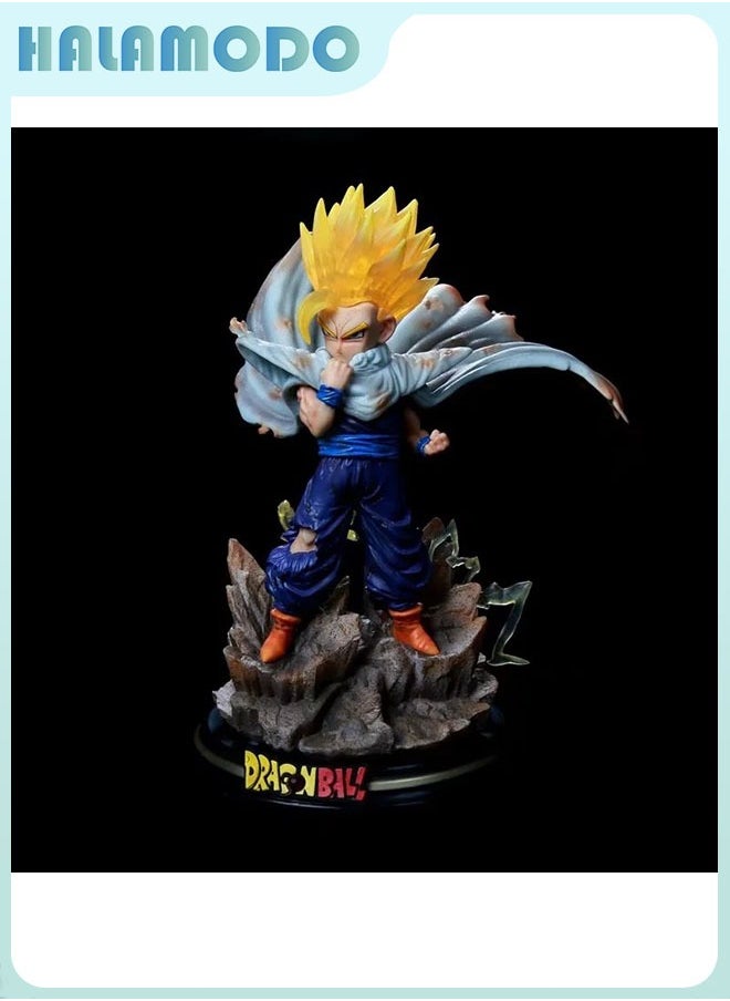 Dragon Ball Dragon Chronicles Baurus Super Saiyan 2 Gohan Figure, Ideal Birthday Gift and Captivating Desktop Decoration