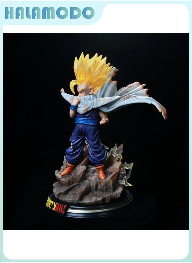Dragon Ball Dragon Chronicles Baurus Super Saiyan 2 Gohan Figure, Ideal Birthday Gift and Captivating Desktop Decoration