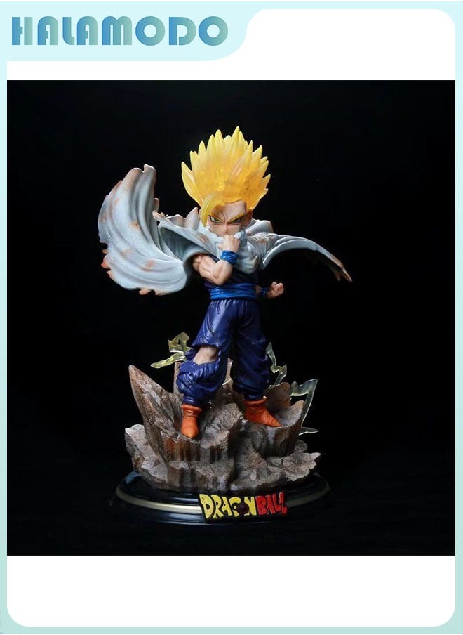 Dragon Ball Dragon Chronicles Baurus Super Saiyan 2 Gohan Figure, Ideal Birthday Gift and Captivating Desktop Decoration