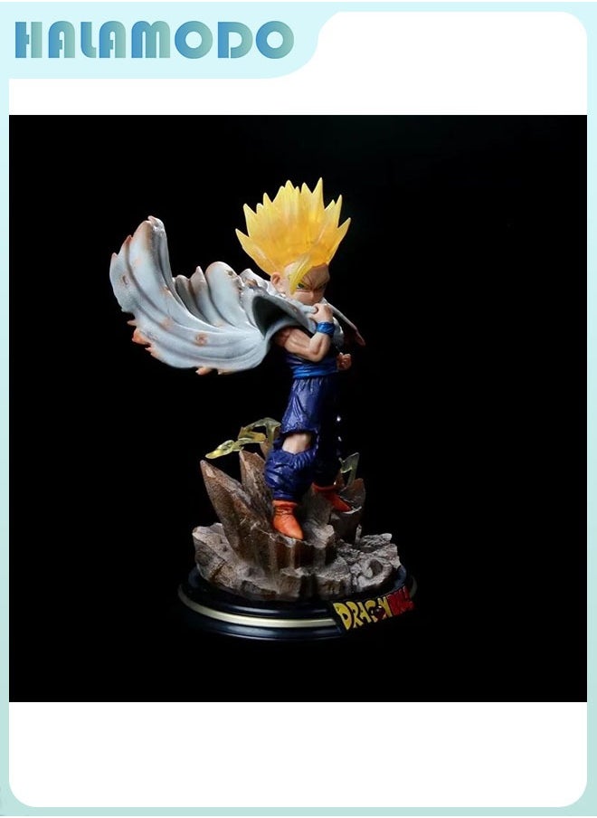 Dragon Ball Dragon Chronicles Baurus Super Saiyan 2 Gohan Figure, Ideal Birthday Gift and Captivating Desktop Decoration