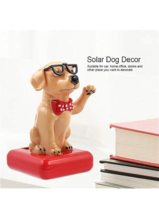 Car Decoration, Solar Dog Decoration, Non- Lovely Swing Swing for Homes(Golden Retriever)