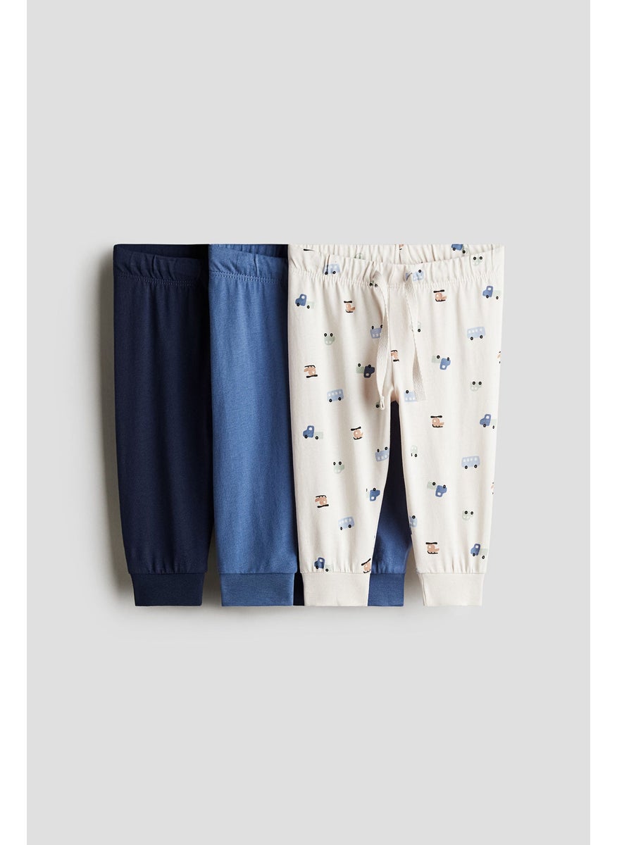 3-Pack Cotton Jersey Joggers