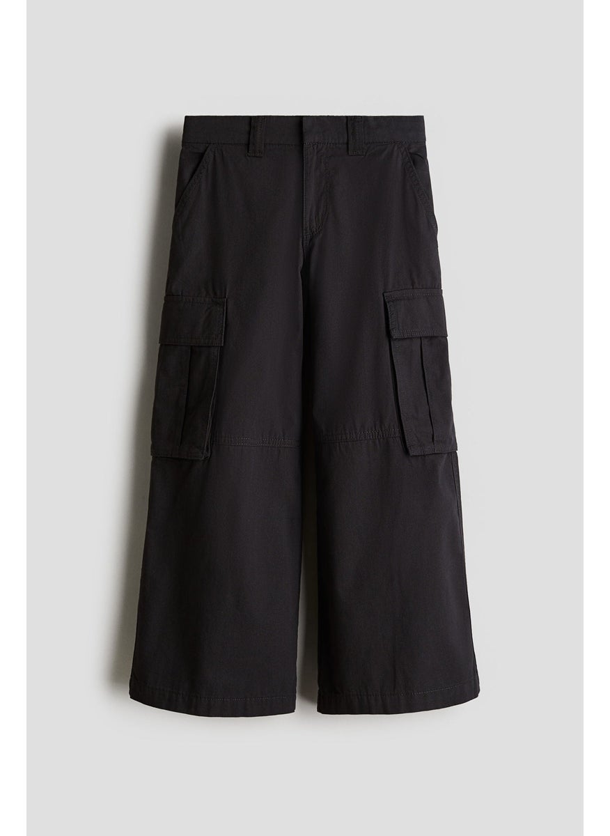 Wide Cargo Trousers