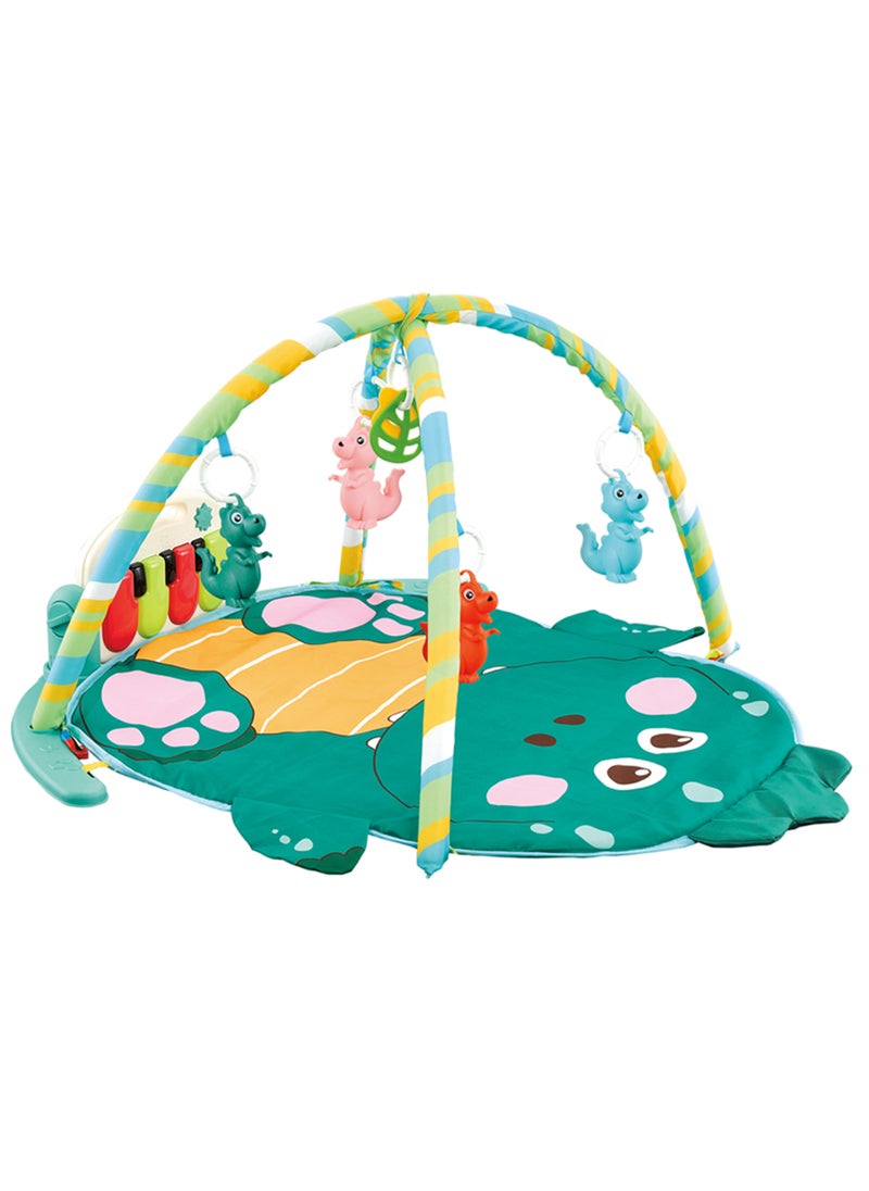 Baby Bym 2-in-1 Kickin' Tunes Music and Language Play Gym and Piano Tummy Time Activity Mat