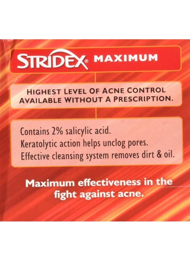 Stri-dex Pads Maximum Strength, 3 Pack of 55 Pads