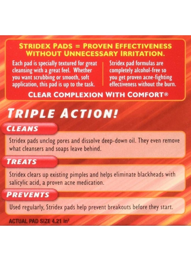 Stri-dex Pads Maximum Strength, 3 Pack of 55 Pads