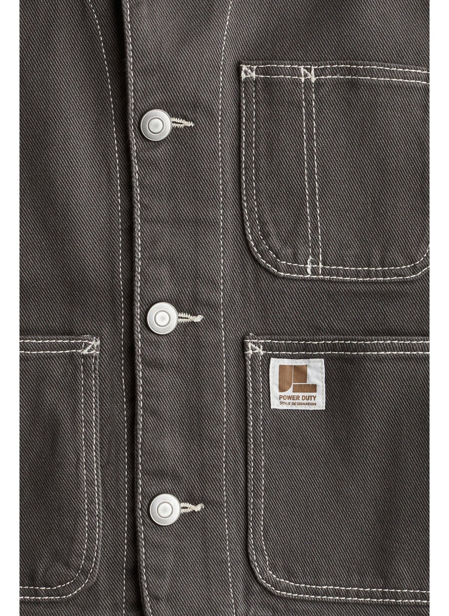 Cotton Twill Shacket