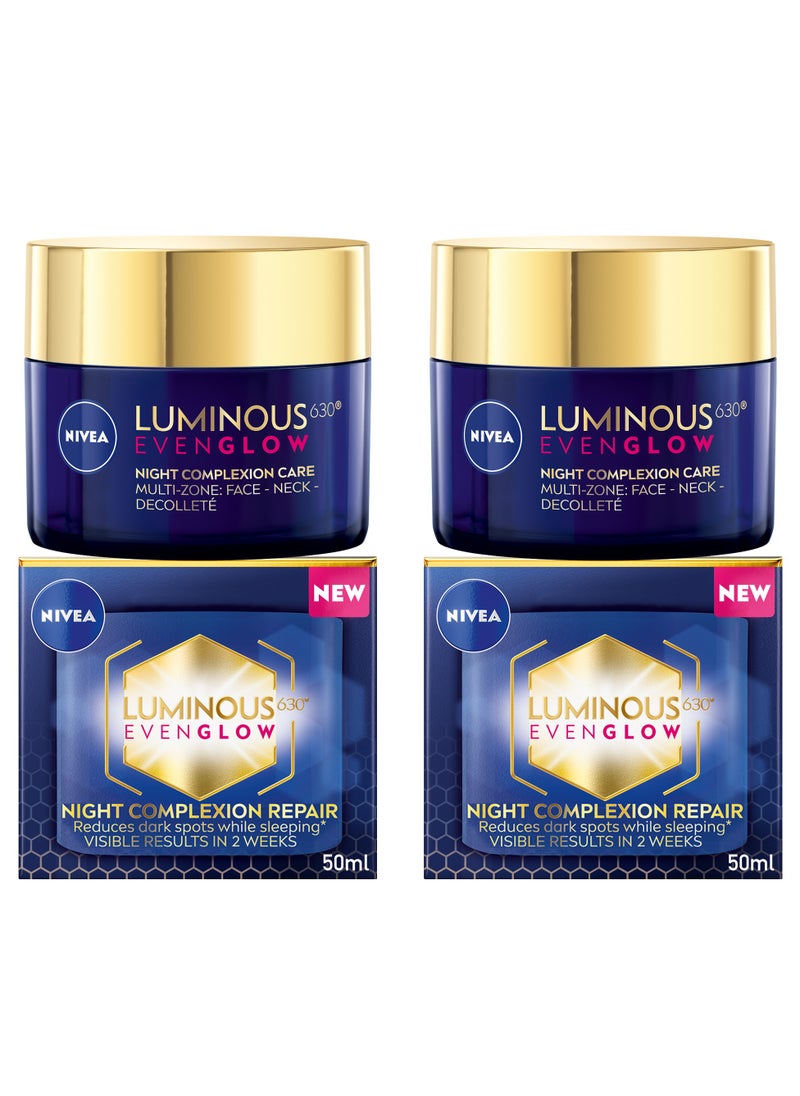 Luminous 630 Even Glow Anti Dark Spot Face Night Cream Pack of 2