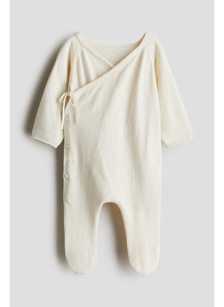 Knitted Cotton Romper Suit