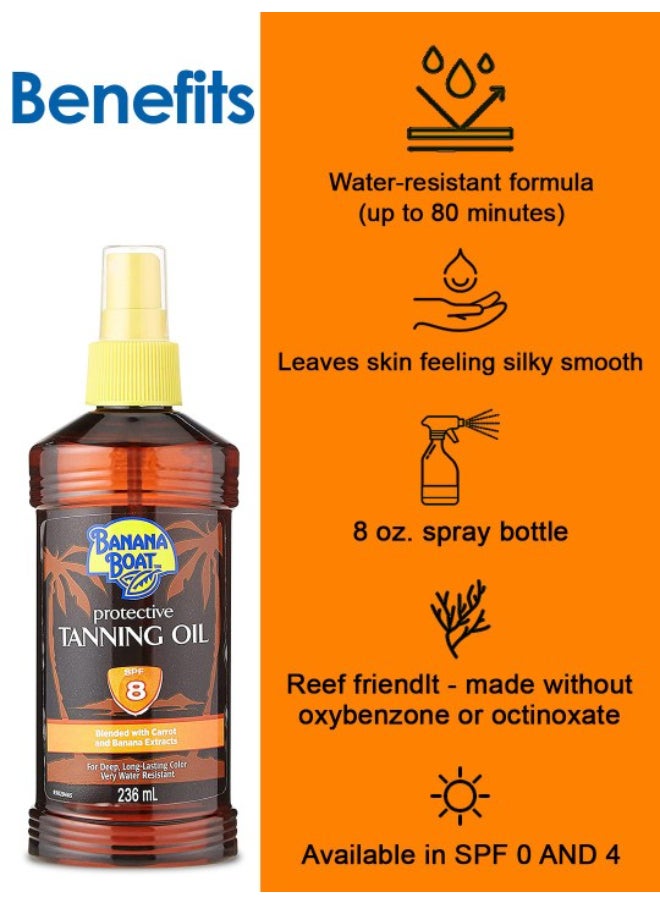 Tanning Oil Spf8