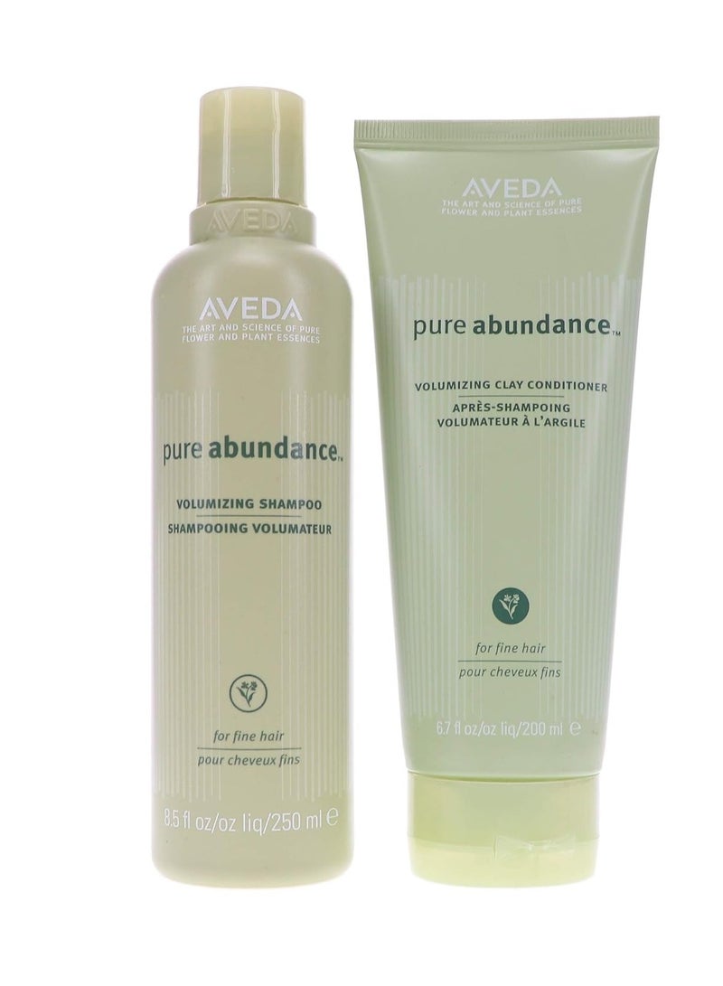 Pure Abundance Volumizing Shampoo 8.5 oz & Clay Conditioner 6.7 fl oz (set of 2)