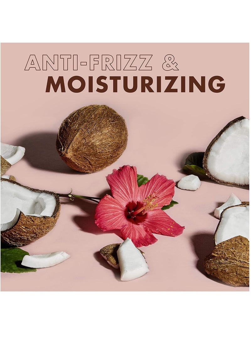 Curl Mousse Coconut and Hibiscus for Frizz Control Styling Mousse with Shea Butter 7.5 oz & Smoothie Curl Enhancing Cream for Thick 7.5 fl oz and 12 ozFluid Ounce