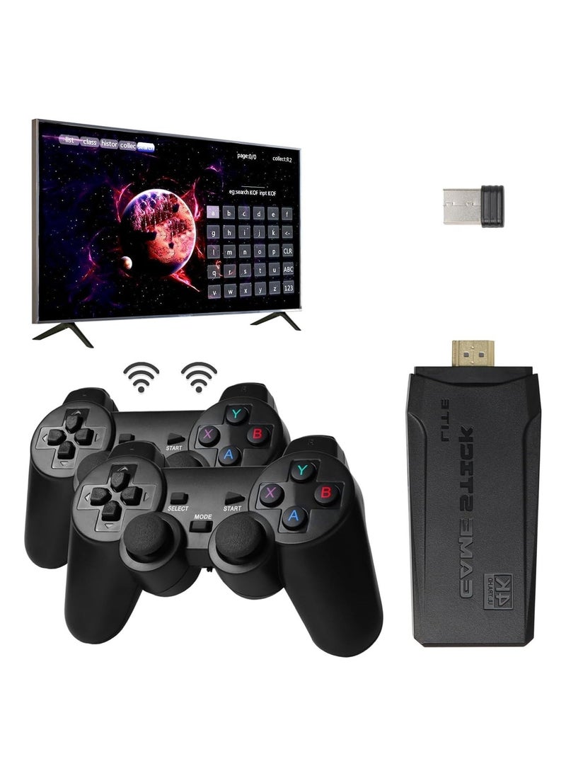 Classic Retro Game Console, Wireless HDMI Output System, Built in 10000+ 2.4G Handheld Classic Video Games, 9 Emulator Consoles