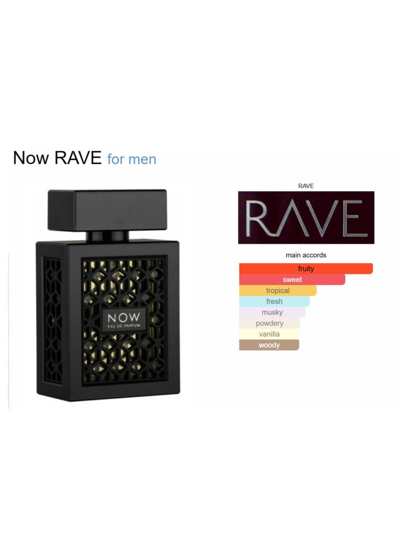 Lattafa Rave Now Black Men Eau de Parfum 100ml