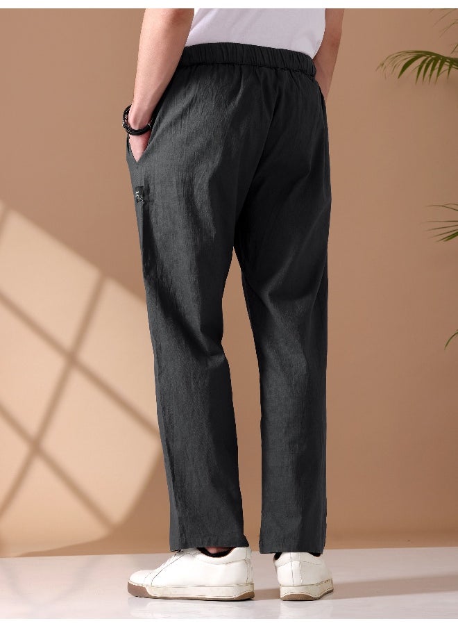 BEYOUNG Dark Grey Loose-fit Pyjamas