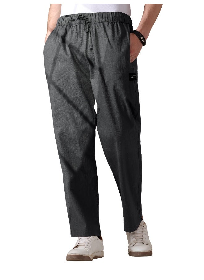 BEYOUNG Dark Grey Loose-fit Pyjamas