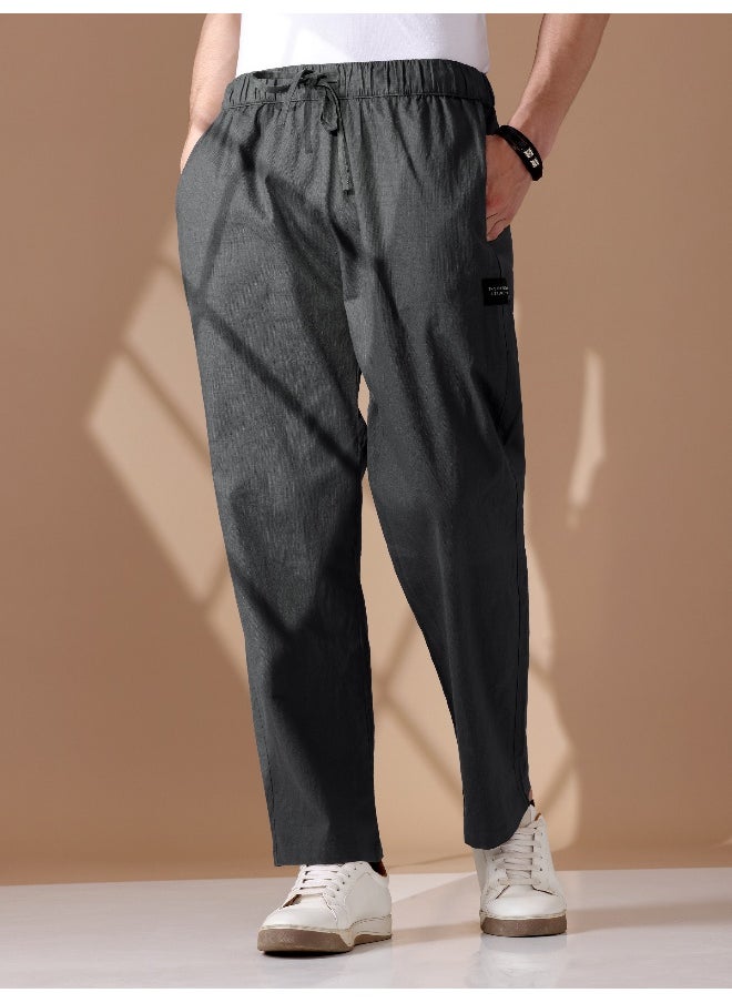 BEYOUNG Dark Grey Loose-fit Pyjamas