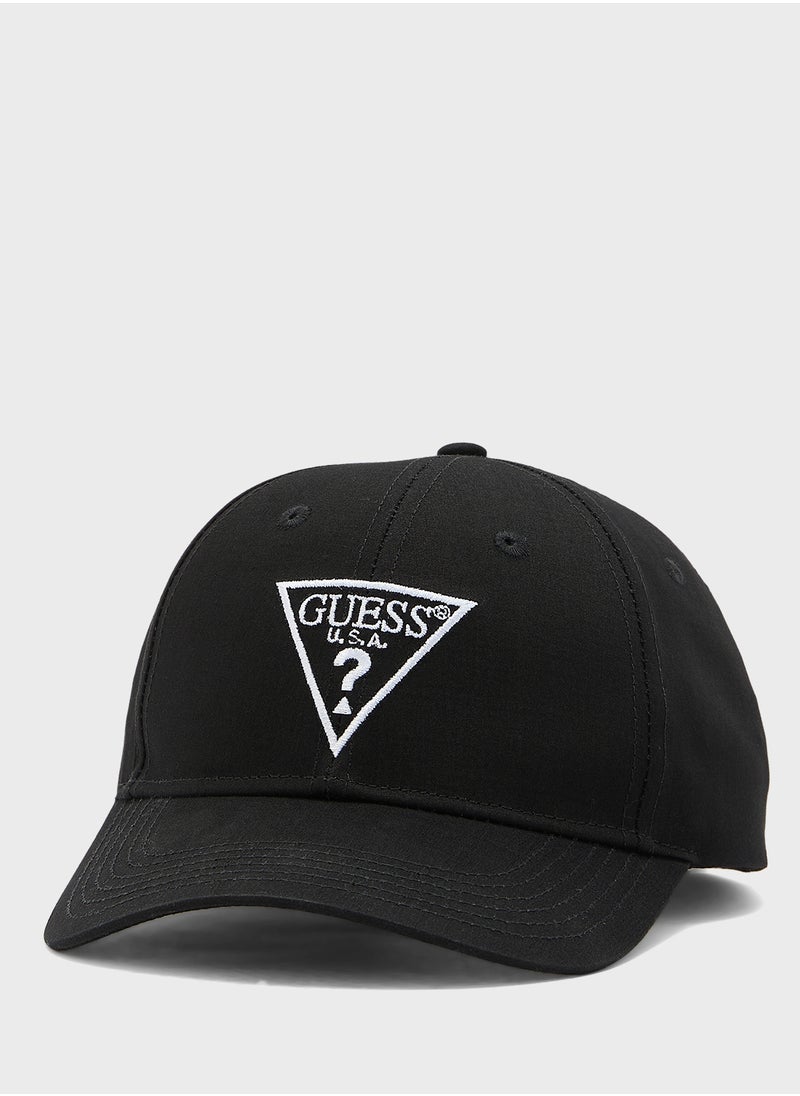 Logo Detail Curved Peak Cap