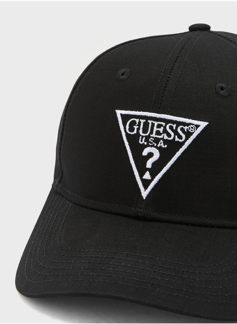 Logo Detail Curved Peak Cap