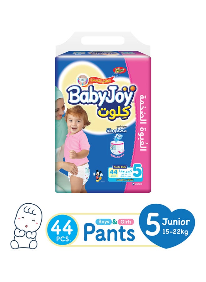 Culotte Junior Diapers, Mega Pack, (15-22 Kg), 44 Count