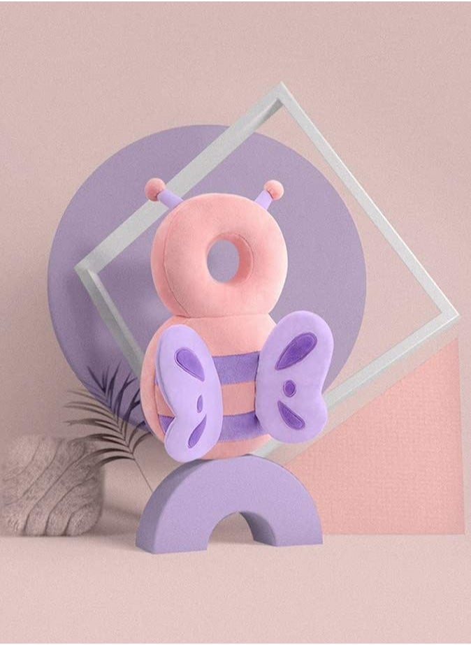 Toddler Baby Head Protection Cushion Backpack Wear, Infant Support Pillows Soft Baby Nursery Unisex Newborn Shaping Pillow Support Sleep Butterfly