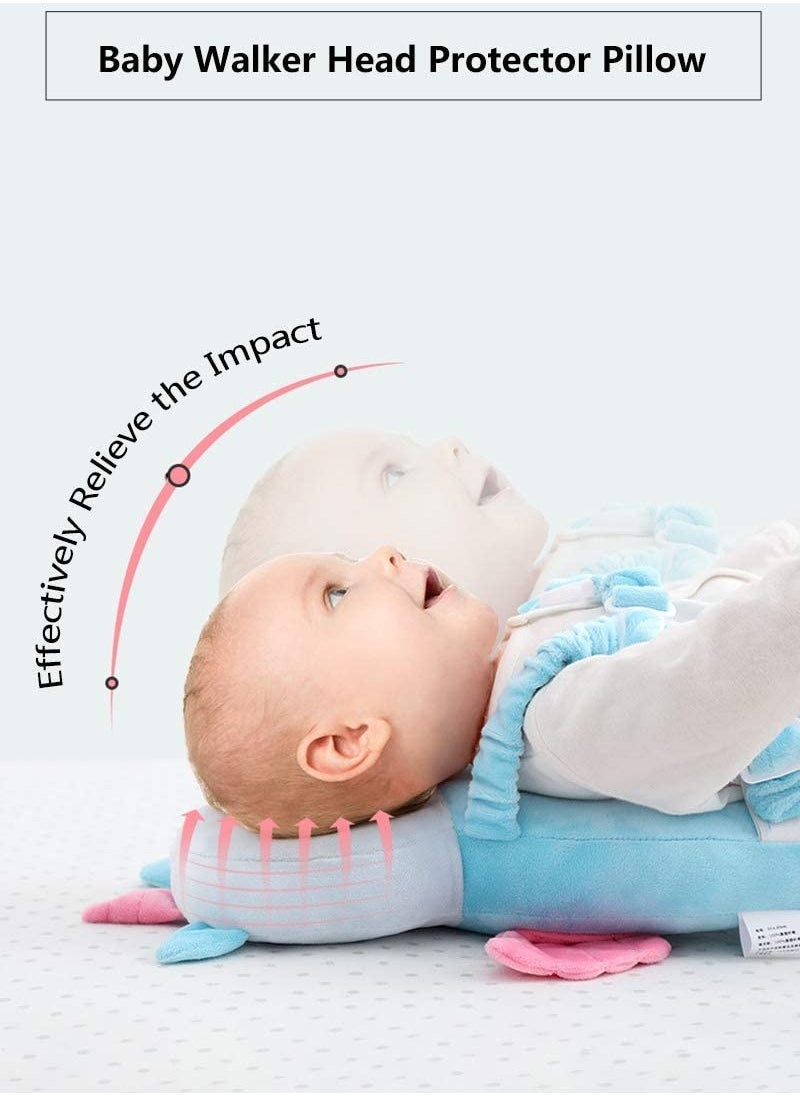 Toddler Baby Head Protection Cushion Backpack Wear, Infant Support Pillows Soft Baby Nursery Unisex Newborn Shaping Pillow Support Sleep Butterfly