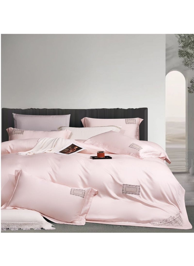 DUOMA HOME,Light Luxury Tencel duvet cover set  , high quality king size ,with duvet cover 220*240cm, new model,4pcs set