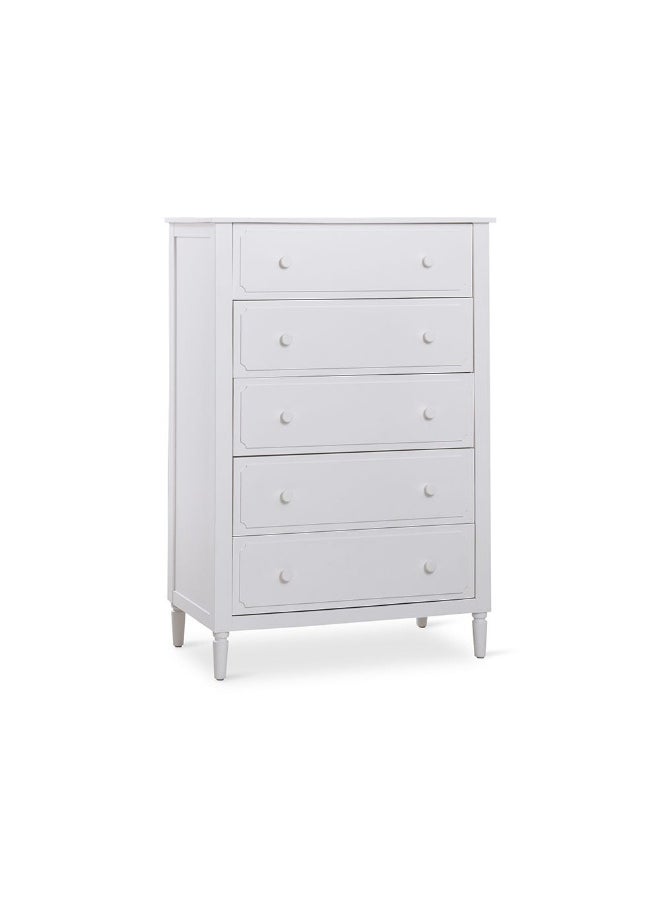 Floral Chest Of Drawers, White