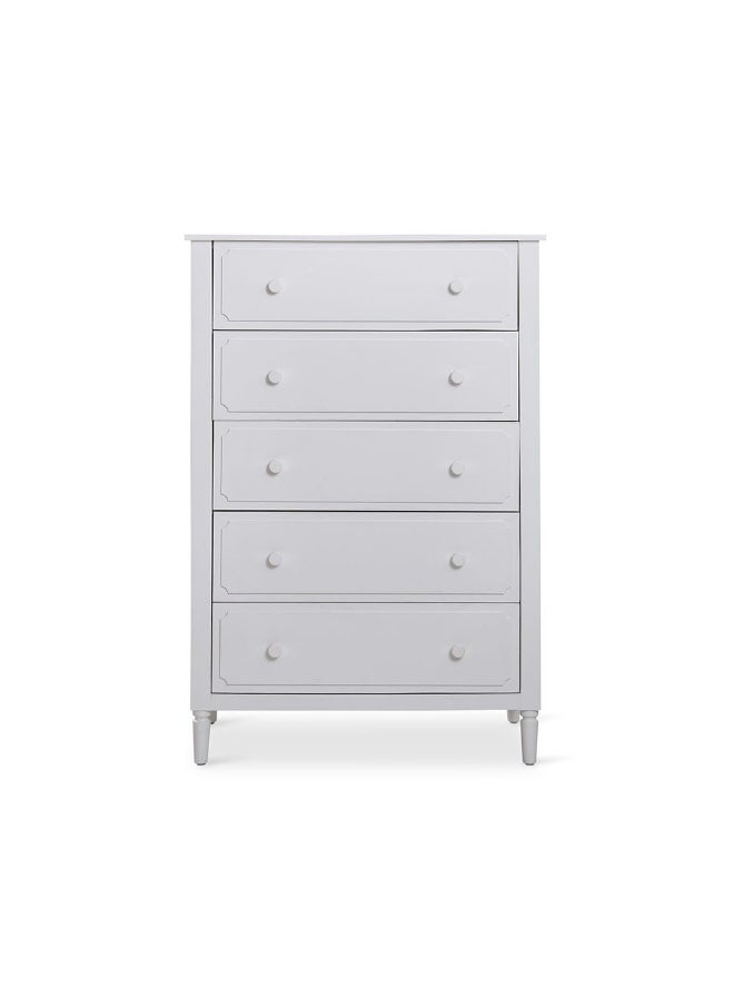 Floral Chest Of Drawers, White