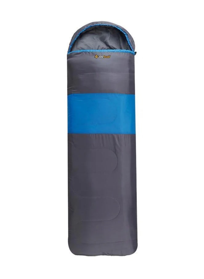 Kennedy Hooded Sleeping Bag +15°C - Comfortable, Lightweight Sleeping Bag for 3-Season Camping, Hiking, and Outdoor Adventures