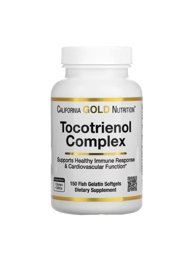 Tocotrienol Complex Vitamin E and Mixed Tocotrienols 150 Fish Gelatin Softgels