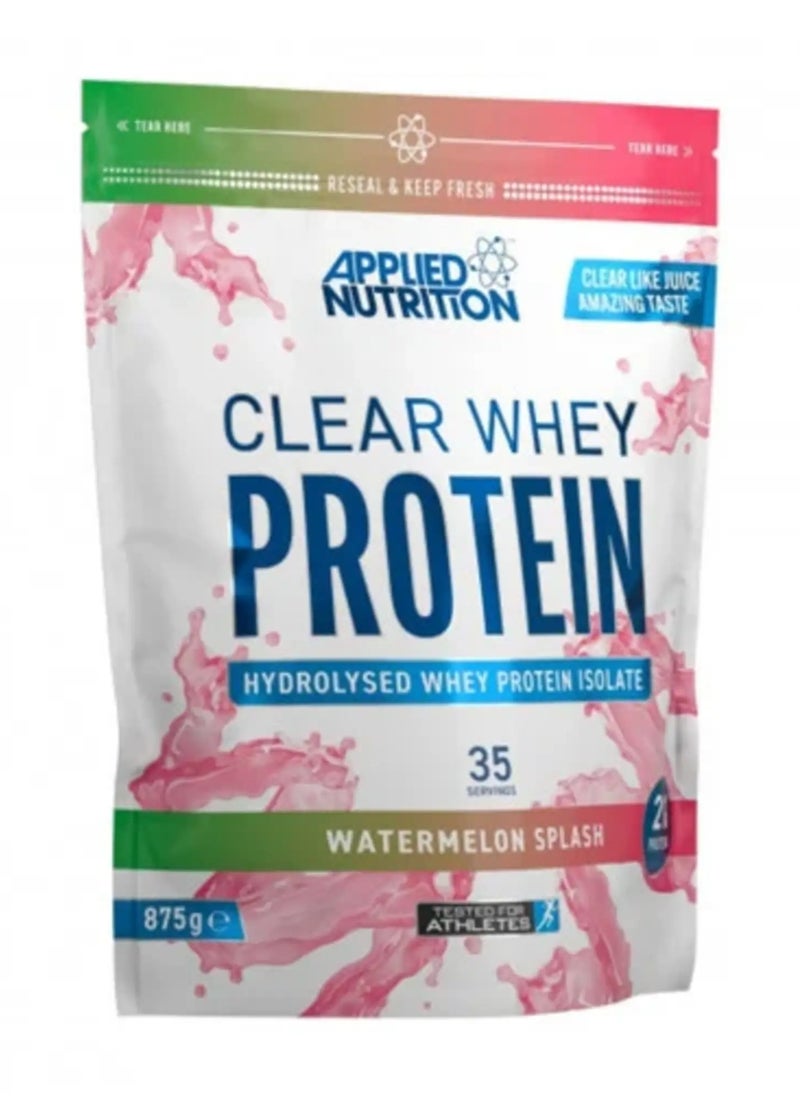 Applied Nutrition Clear Whey Protein - Watermelon Splash, 875g (35 Servings), 21g Protein Per Serving