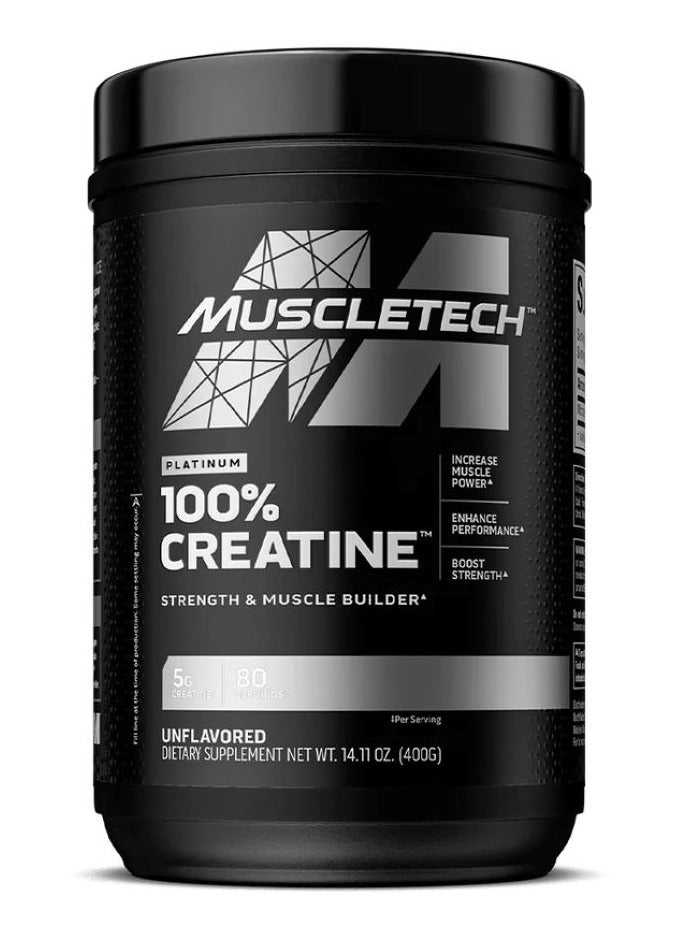 MuscleTech Platinum 100% Creatine Unflavored 400g