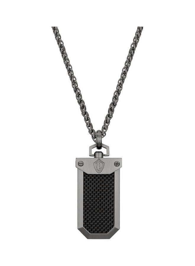 Men's Stave Gunmetal Necklace