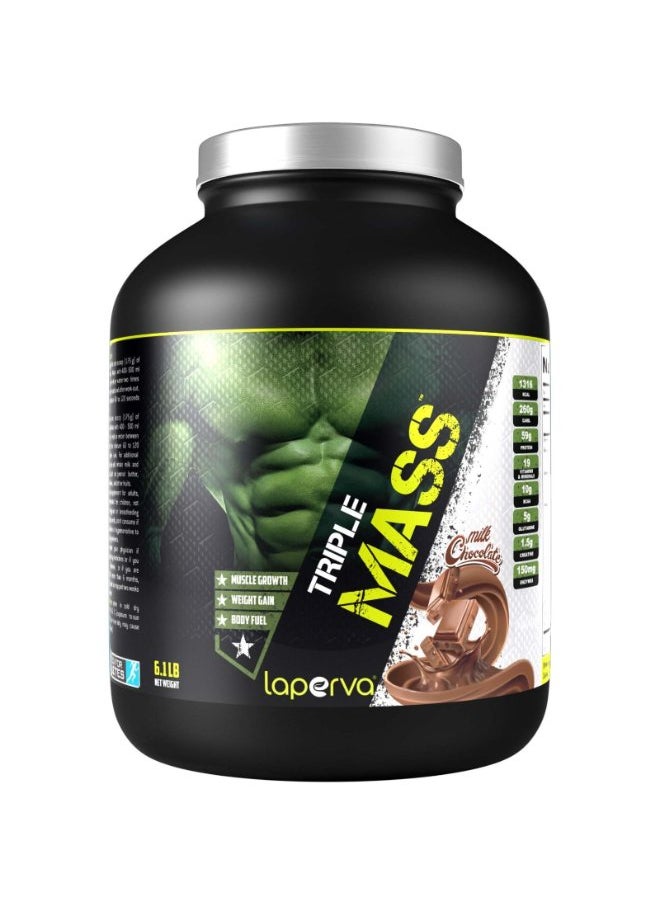 Laperva Triple Mass Gainer, Milk Chocolate, 6lb