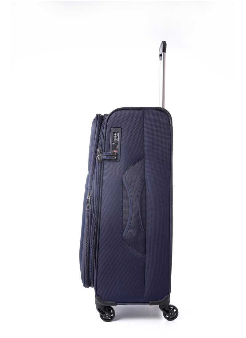 Travel Luggage Suitcase Set of 3 -  Trolley Bag-Navy