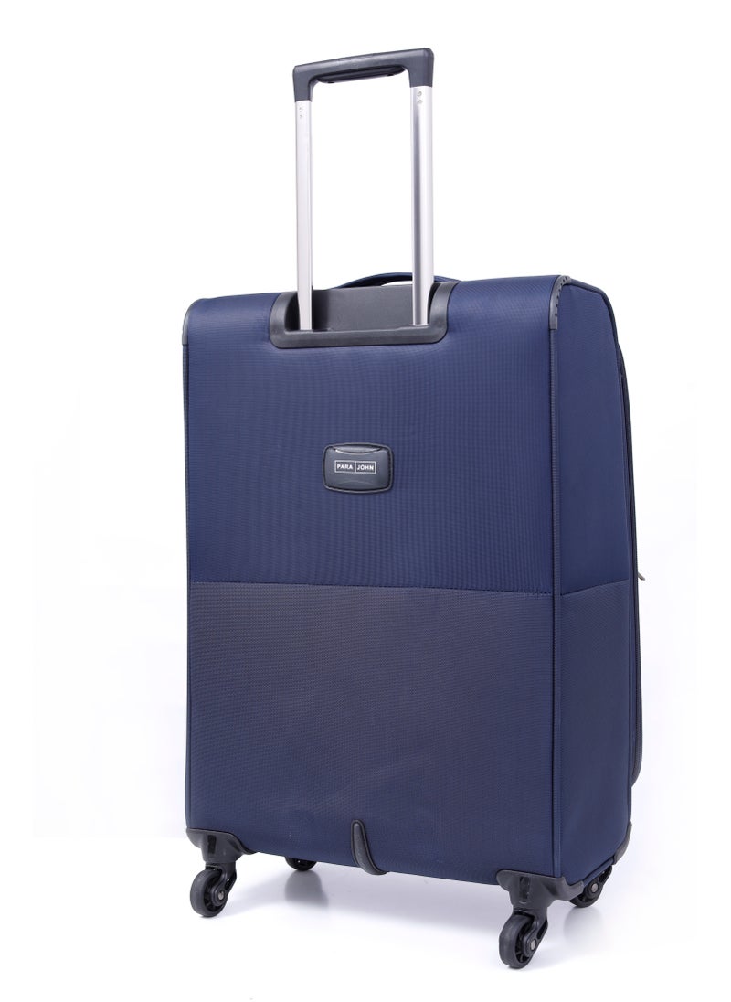 Polyester Soft Trolley Luggage 3 Pcs Set- Navy