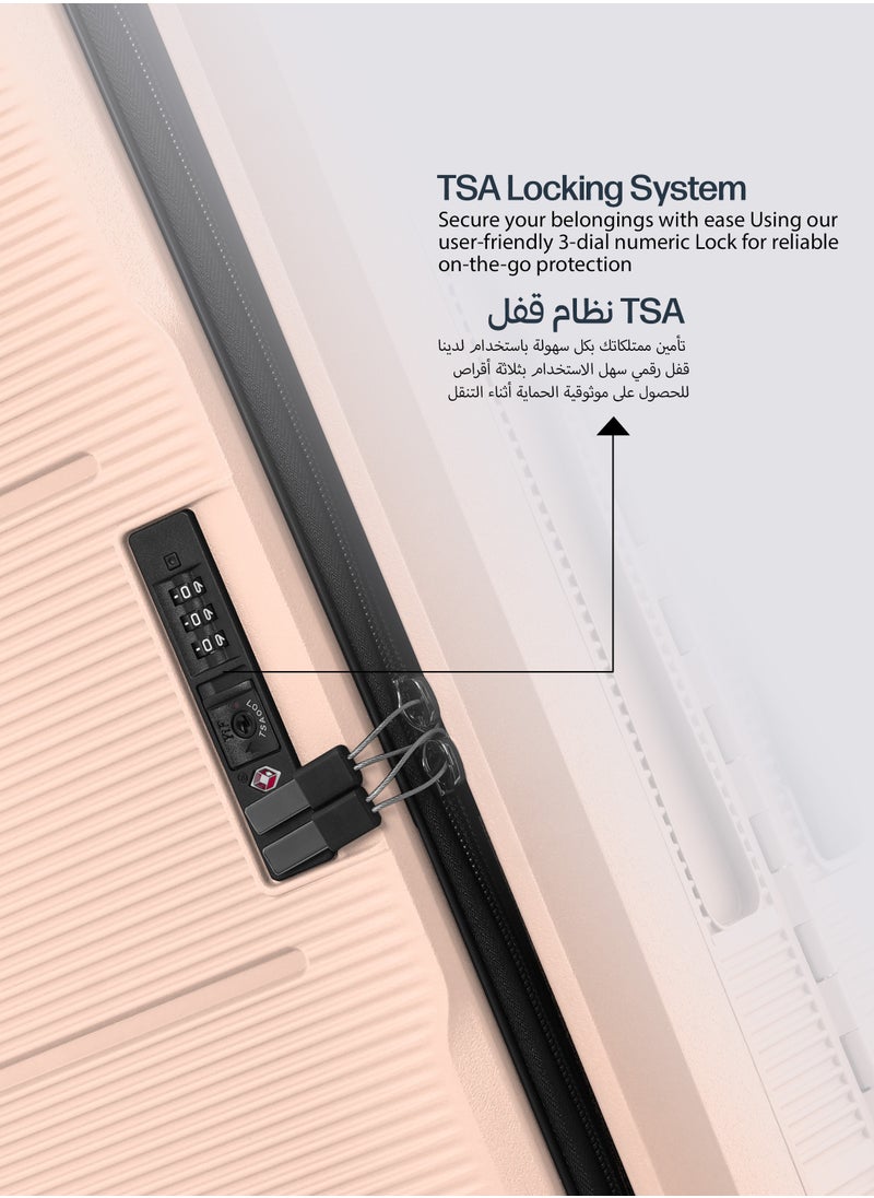 New FlexiFold 1 PCS Cabin Luggage - Rose