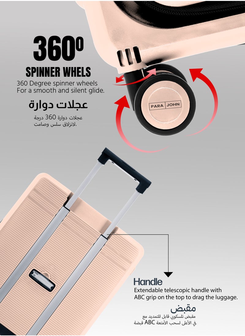 New FlexiFold 1 PCS Cabin Luggage - Rose