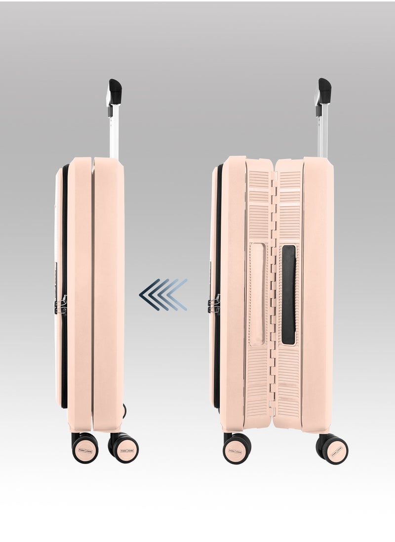 New FlexiFold 1 PCS Cabin Luggage - Rose