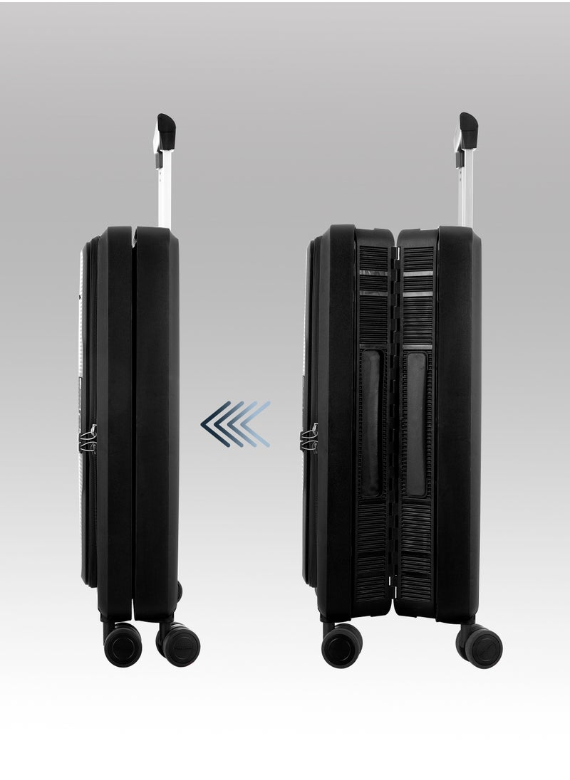 New FlexiFold 1 PCS Cabin Luggage - Black