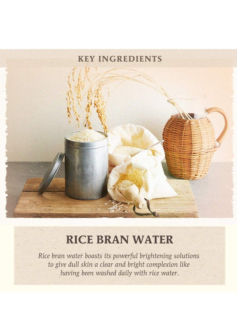 SKINFOOD Rice Daily Scrub Foam 5.07 oz. (150ml) - Hypoallergenic Micro Fine Rice Bran Facial Scrub Foaming Cleanser, Skin Exfoliating with Dense Foam - Exfoliating Face Scrub - Sensitive Skin Scrub