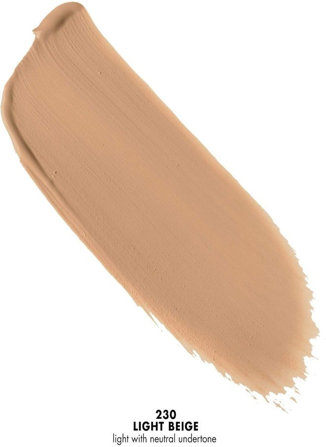 Milani Conceal + Perfect Foundation Stick - 230 Light Beige (0.46 Ounce) Vegan, Cruelty-Free Cream Foundation - Cover Under-Eye Circles, Blemishes & Skin Discoloration for a Flawless Finish