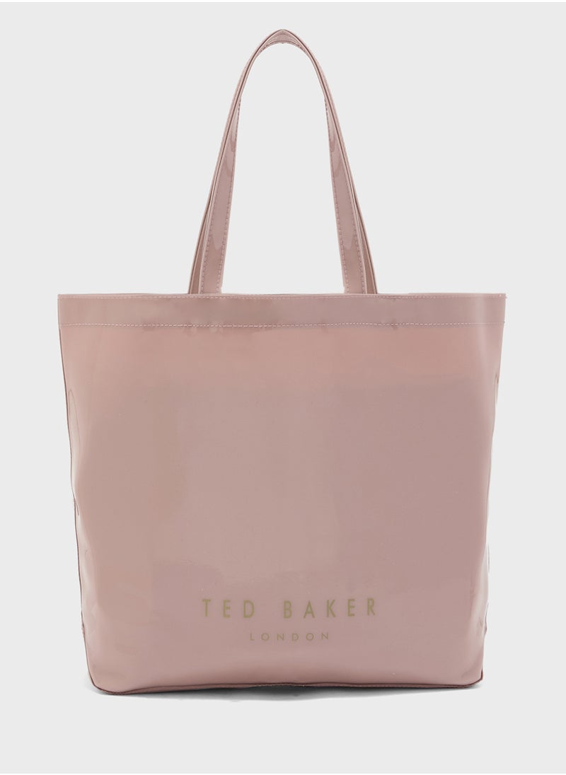 Nicon Knot Bow Detail Large Tote Bag