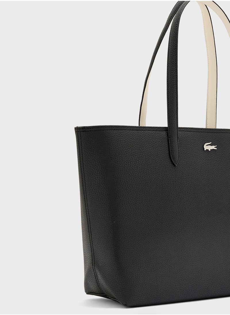 Essentials Top Handel Zip Over Tote