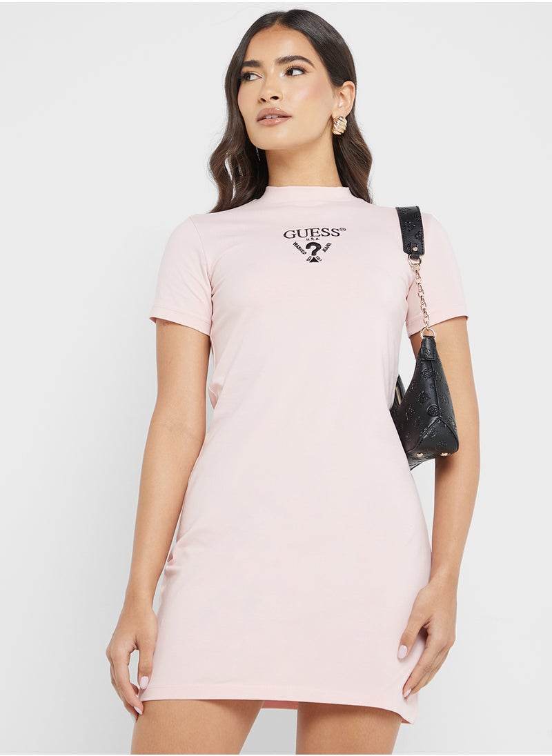 Logo Jersey Dress