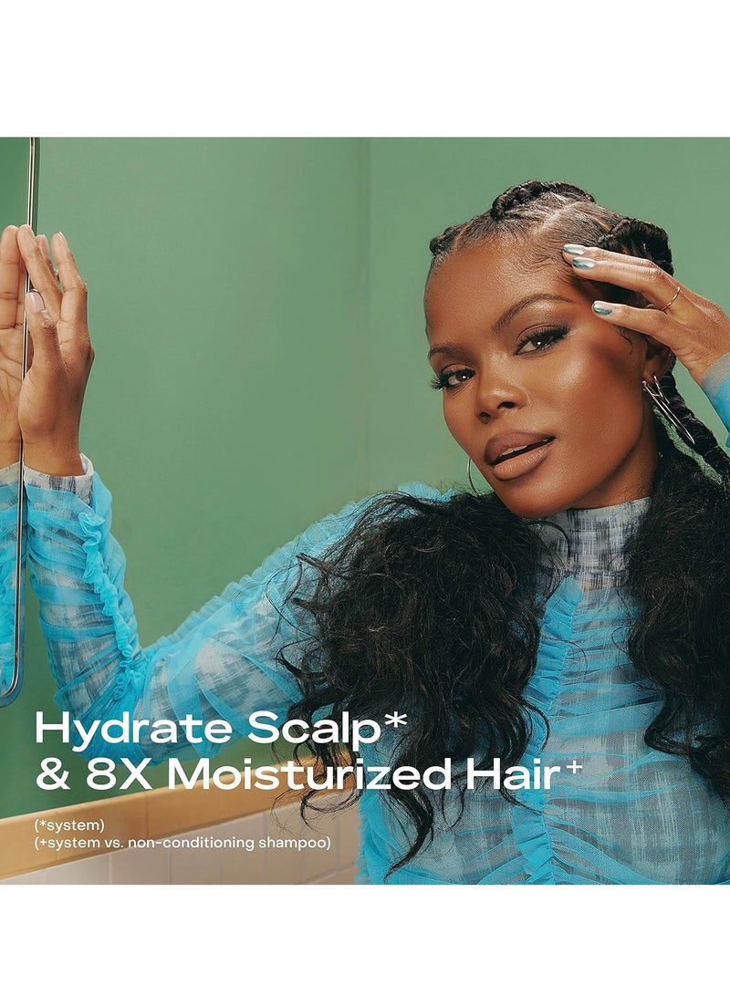 Scalp Moisture Conditioner Aloe Butter & Vitamin B3 for Moisturized Hair Fair Trade, Sulfate-Free 13 fl oz