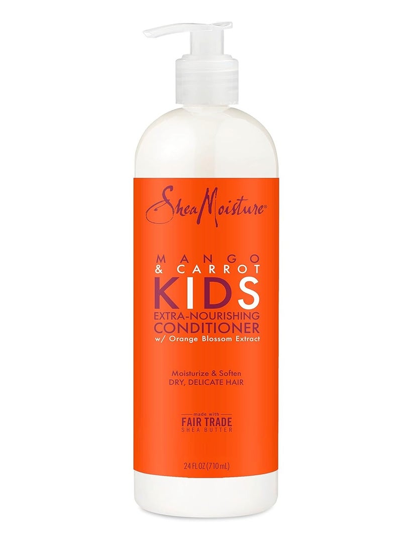 Conditioner for Kids Hair Mango and Carrot Sulfate Free Conditioner 24 fl oz