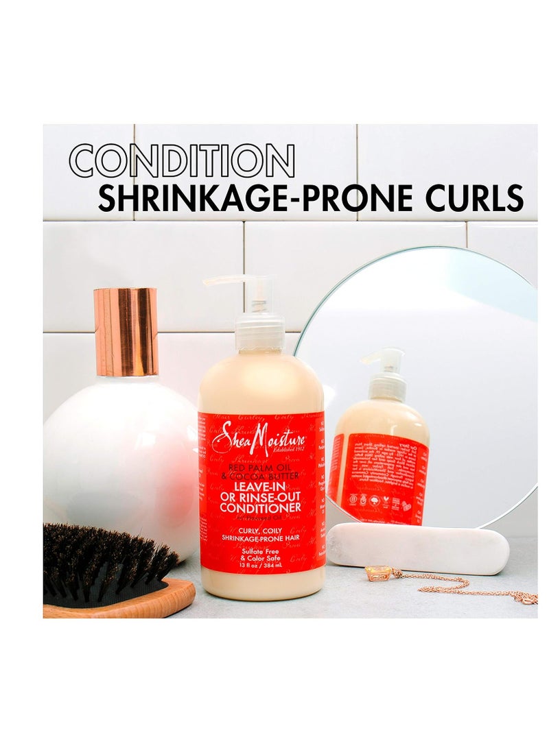 Conditioner for Curly Hair Red Palm Oil and Cocoa Butter with Flaxseed Oil 13 fl oz