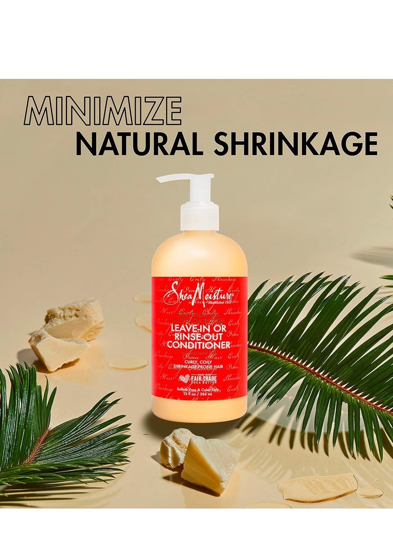 Conditioner for Curly Hair Red Palm Oil and Cocoa Butter with Flaxseed Oil 13 fl oz